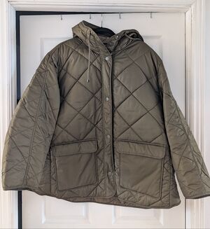 H&M Khaki Quilted Jacket